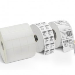 Etiqueta Adesiva BOPP Branca 40x28mm. 2 Colunas 140m. 3"