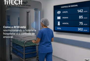 Como o RFID está revolucionando a hotelaria hospitalar e o controle de enxoval