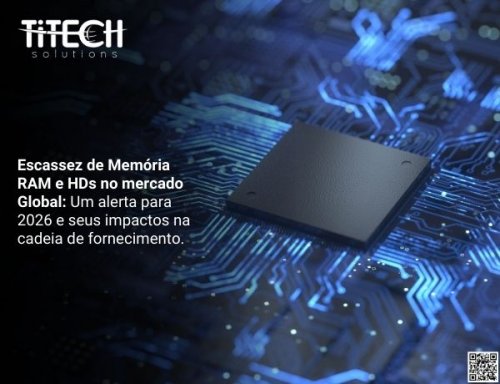 Escassez de Memória RAM e HDs no mercado Global: Um alerta para 2026 e seus impactos na cadeia de fornecimento